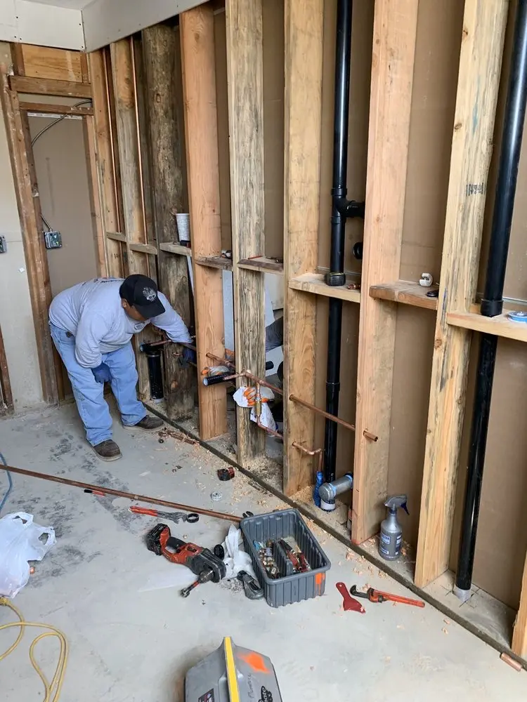 Commercial rough-in plumbing for Trenchless Sewer Repair in Kempner